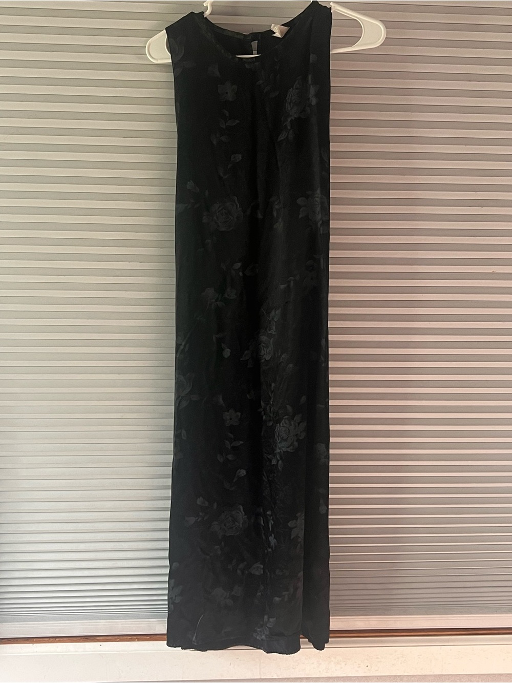 Black Floral Maxi Skirt - Elegant Women's Skirt